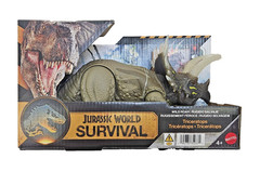 Jurassic World Survival Wild Roar Dinosaur 2pk: Metriacanthosaurus Triceratops🆕