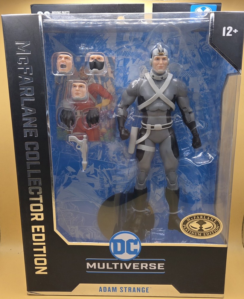 McFarlane Collectors Platinum Edition- Adam Strange action figure DC MULTIVERSE