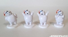 1.5″ mini figure Stay Puft Marshmallow Man Ghostbusters Afterlife movie toys