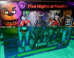 NEW FNAF Endo Series Collector Figures 3 Sets Roxanne, Freddy, Glamrock Chica