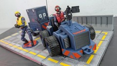 GI JOE CLASSIFIED COBRA RAMP RATS ARMORED CARGO TRANSPORT VEHICLE – CUSTOM 3D