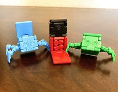 Transforming Little Cube Guy Gadget ABS 3D printed Transforming Desk Toy Fidget