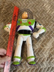 Buzz Lightyear Talking Figure Thinkway Disney Pixar Wings Pop Open