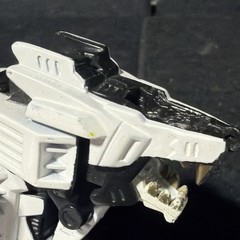 Zoids Tomy Mechanical Lion White Black Red Gold 2002 -incomplete/parts