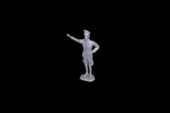 WWII German Rommel Field Marshall MARX playset plastic toy soldiers 54mm