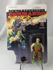 SCHWARZENEGGER COMMANDO – BLASTER Action Figure – 1985 Diamond Toymakers