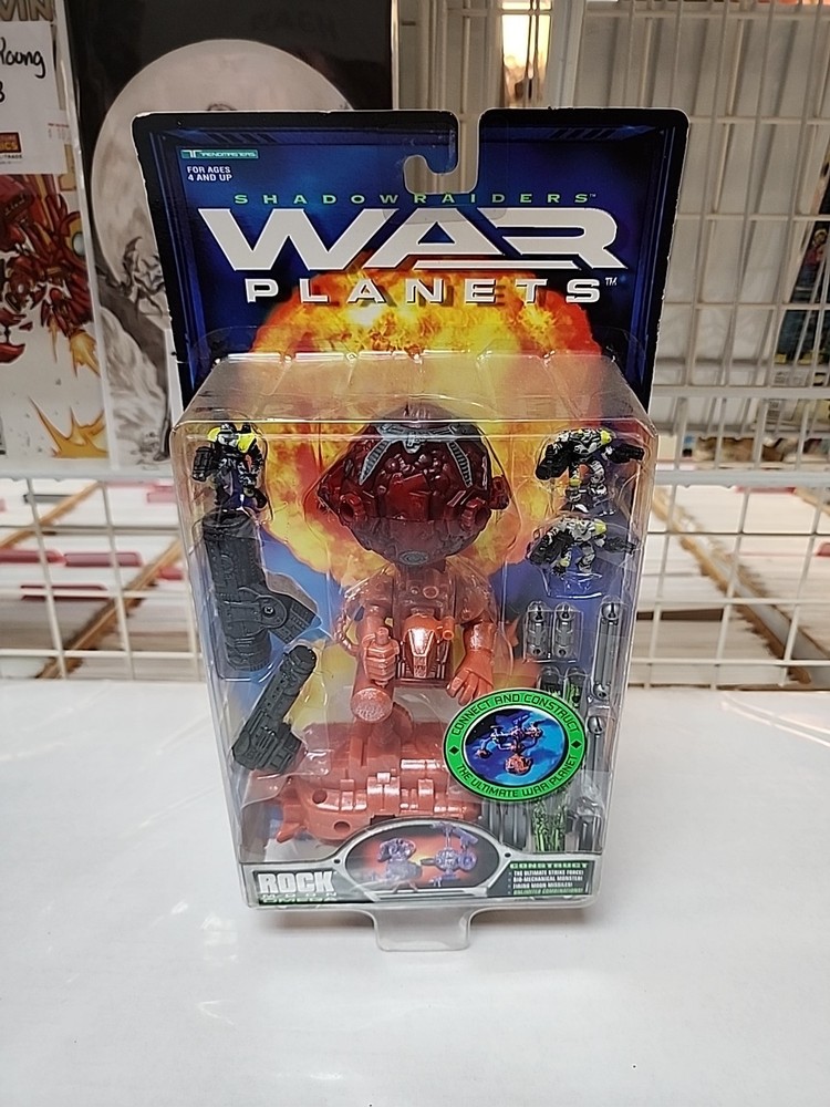 1997 Trendmasters Shadow Raiders War Planets Rock Moon Omega Factory Sealed New