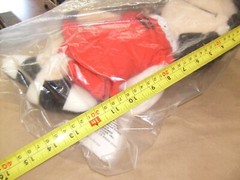 1952 Vintage Lucy Peanuts Plush Doll Red Dress Determined Products Cartoon NOS