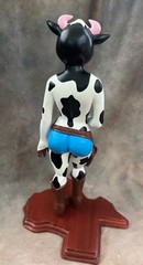 Strangeco Cathy Cowgirl Statuette B/W Ver. Ron English Pop Art NRFB USA Seller