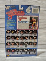 Hulk Hogan Red Shirt Black Card WWF LJN Super Rare Cracked Bubble