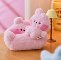 LINE FRIENDS BT21 mini minini Plush CHILL BREAK Polyester TATA etc. JAPAN NEW