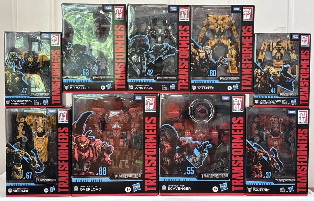 NEW Hasbro Transformers Studio Series ROTF Constructicon Devastator 9 Figure Set