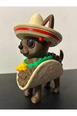 Chihuahuini Tacossini – Figurine Toy Articulated Italian Brainrot Kids & Adults