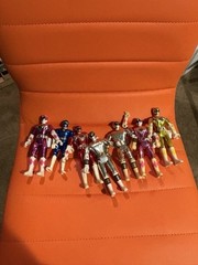 Mighty Morphin Power Rangers Metallic Bandai ‘95 7 Total: Silv,Yell,Pink,Red,Blu