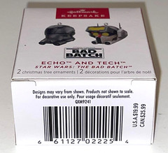 2024 STAR WARS Bad Batch Echo & Tech Hallmark Keepsake Christmas Ornaments MIB