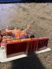 WWE Mattel LJN SUPERSTARS ULTIMATE WARRIOR Figure CHASE BLACK CARD wwf hasbro
