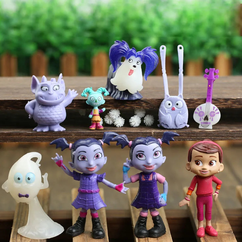 9PCS Vampirina Girl Mini Figure Collection Toy 7cm For Children Gifts