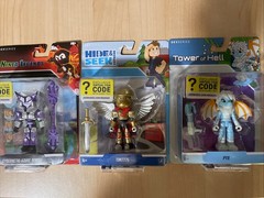 Roblox Cybernetic Azure Sensei, Tim7775 & PYX 3in Figures Brand New