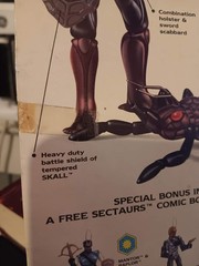 vintage 1984 Coleco SECTAURS Warriors of Symbion SKITO and TOXCID action figure