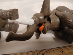 (Lot Of 4)~1995~ F-P Inc. ~Elephant~Hard Gray Rubber Figure (Indonesia)