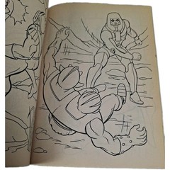 1985 Masters Of The Universe He-Man Skeletor Cover Coloring Book