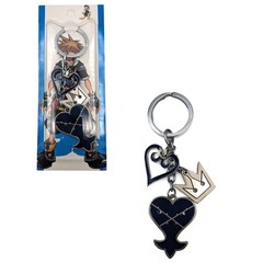 HEART HEARTLESS CROWN SYMBOL Kingdom Hearts 1 in. 4 Pcs. Key Chain Set