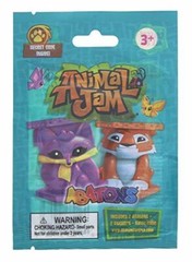 Animal Jam Abatons Blind Bag Including 2 Abatons, 2 Stickers, Plus A Game Code