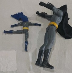 (2) Batman DC Comics Action Figures 20″ 2014 Jakks Pacific & 12″ Mattel