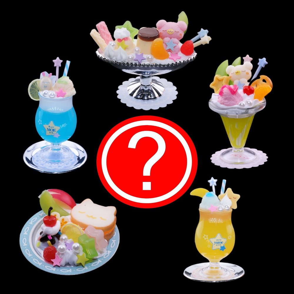 Kawaii Mini Food Trinket Gashapon Brand Figure Toy 1 Random Blind Box Capsule