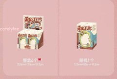 A Set Of 4pcs Authentic Hair Salon Series Display Bag Blind Box Figure Toy