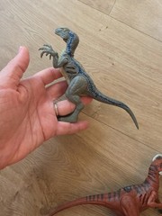 Jurassic Park Damage Wound Dinosaur Figures Lot X3 Atrociraptor & Velociraptor