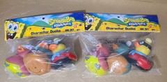 SPONGEBOB LOT OF 2 BAGS OF CHARACTER DUCKS PATRICK, SQUIDWARD, BARNACLE BOY NEW