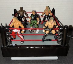 WWE Micro Aggression Mini Jakks Pacific Wrestlers Lot Of 5 W/ Ring DX /John Cena