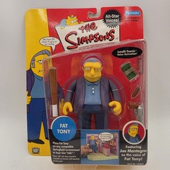 The Simpsons Fat Tony Action Figure Playmates 2002 World of Springfield New A2