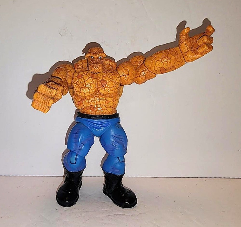 Marvel Universe The Thing Action Figure 2009 Hasbro Series 1 Black Boots 3.75″