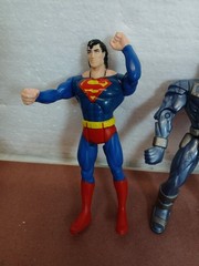 Vintage Superman Man of Steel Lot of 2 DC Comics Kenner Super Hero Toys