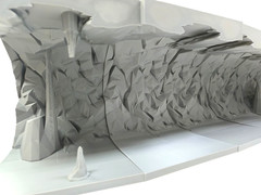 Star Trek Inspired 1:18 Scale Cave Movie Diorama (6-Piece Modular Set) 39 inch