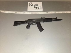 1/6 Scale Modern Era Russian AKS-74U Assault Rifle Carbine