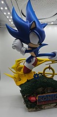 3D Printed Fan Art Sonic the Hedgehog Sculpture by Wicked