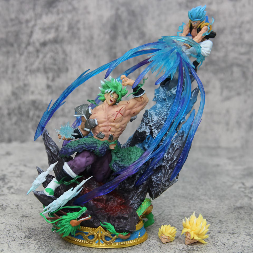 Dragon Ball Broly vs Gogeta PVC Figure Model – Collectible Toy Gift