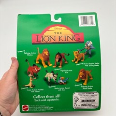 The Lion King Fighting Action Adult SIMBA 1994 Disney Toy Figure