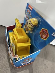 Rubble’s Bulldozer Vehicle with Collectible Figure for Kids Aged 3 and Up Toy