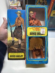 VTG Deadwood Dick Legends Of The West 1973 Excel Toy Corp 9.5″ Wyatt Earp Annie