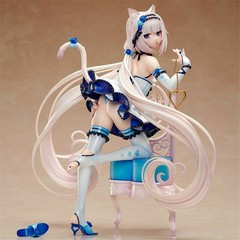 NEKOPARA Chocola Vanilla PVC Figure Anime Girl Chair Statue Model Toy Decoration