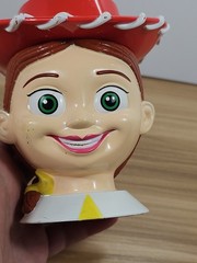 Jessie from TOY STORY Lidded Plastic Mug Souvenir of Disney on Ice