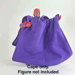 Purple Wired Cape for Marvel Legends Magneto 6″ action figure 1/12 Scale Custom