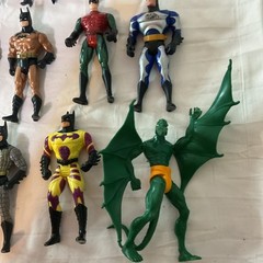 Vintage Batman Action Figures 1990s Kenner DC Mattel Villain’ & Hero’s Lot Of 15