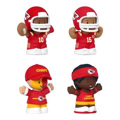 Little People NFL 4 Piece Collector Figure Box Team Set, Team Colors, One Size (