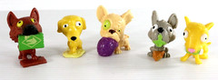 Moose Toys Uggly’s Pet Shop Mixed Lot of 5 Figures 1.5″ Inch Toys Dog Mouse