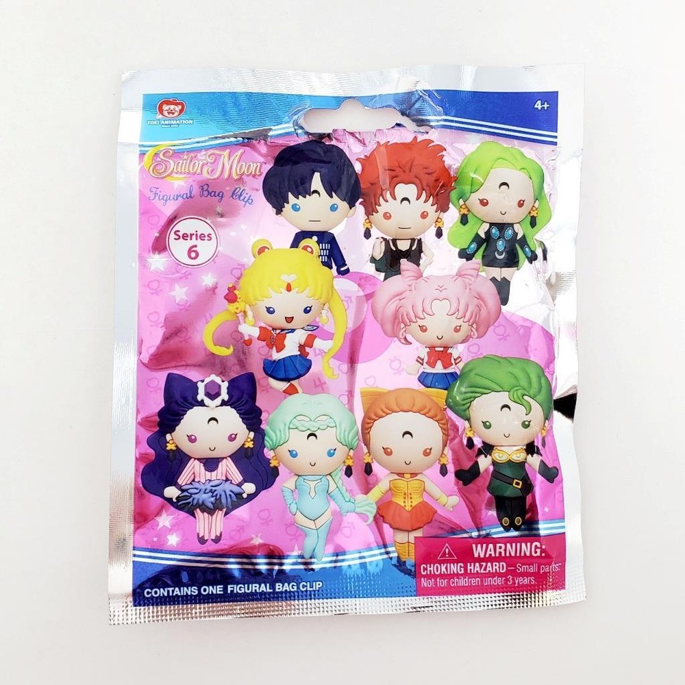 Sailor Moon Series 6 Figural 3D Character Bag Clip – YOU CHOOSE!